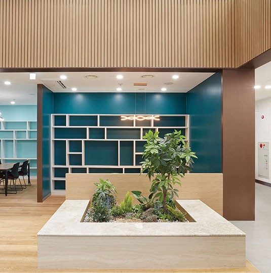 NS814 Cremano Arabescato in a real interior setting